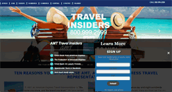 Desktop Screenshot of amt-travel-insiders.com